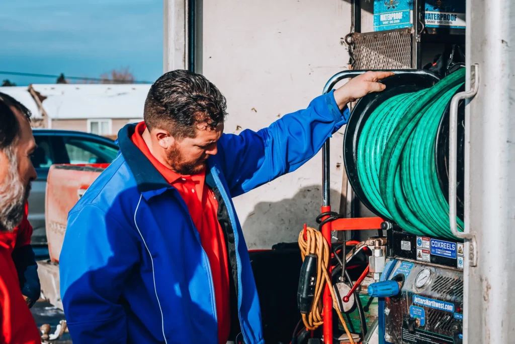 High Pressure Jetting Denver cleaning clogged drain pipes